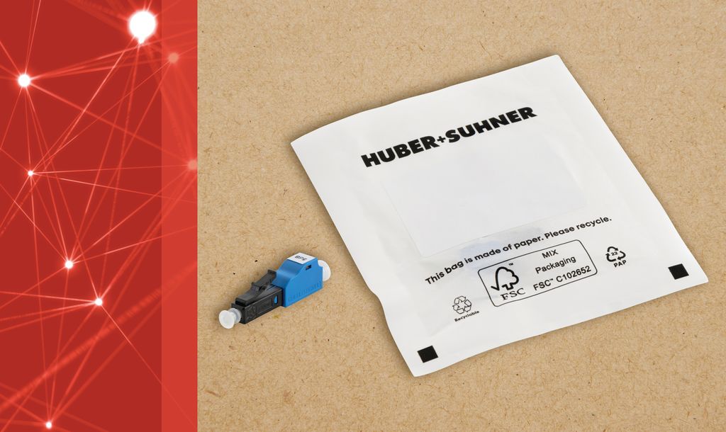 HUBER+SUHNER to reduce plastic bag usage by 40,000 through an expanded sustainability project