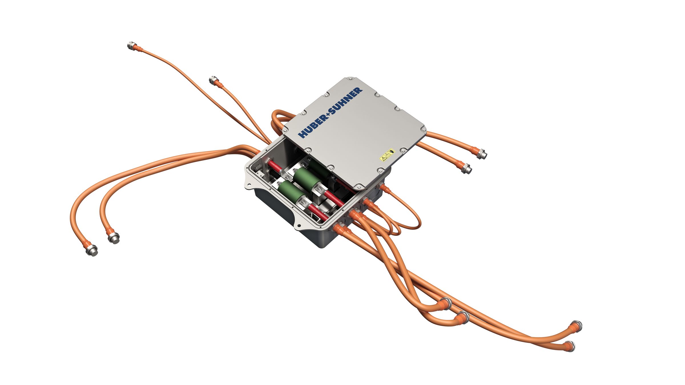 HUBER+SUHNER unveils the most versatile high voltage distribution solution for electric vehicles